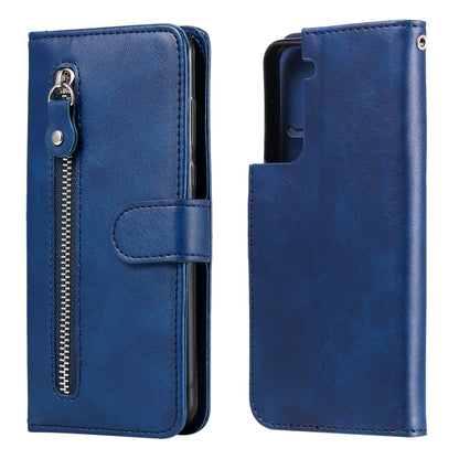 Fashion Calf Texture Zipper Horizontal Flip Leather Case with Holder & Card Slots & Wallet, For Samsung Galaxy S21 5G, For Samsung Galaxy S21 Plus 5G, For Samsung Galaxy S21 Ultra 5G