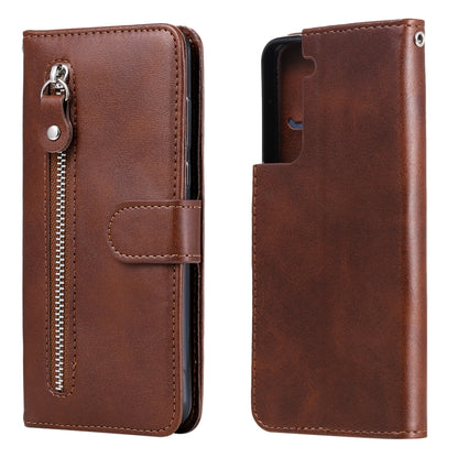 Fashion Calf Texture Zipper Horizontal Flip Leather Case with Holder & Card Slots & Wallet, For Samsung Galaxy S21 5G, For Samsung Galaxy S21 Plus 5G, For Samsung Galaxy S21 Ultra 5G