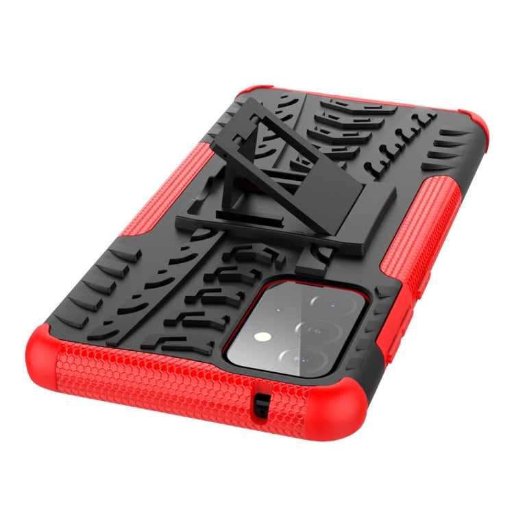 Tire Texture Shockproof TPU+PC Protective Case with Holder, For Samsung Galaxy A72 5G / 4G, For Samsung Galaxy A72 5G / 4G5G, For Samsung Galaxy A52 5G / 4G, For OnePlus 9, For Lenovo Tab M8 (2020) TB-8705F 8.0 inch