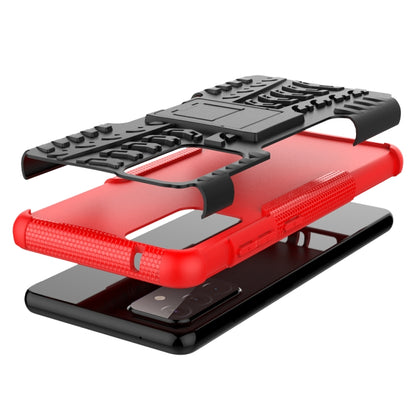 Tire Texture Shockproof TPU+PC Protective Case with Holder