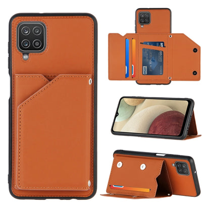 Skin Feel PU + TPU + PC Back Cover Shockproof Case with Card Slots & Holder & Photo Frame, For OPPO A7 / A5s / A12, For Samsung Galaxy A12, For Samsung Galaxy A52 5G / 4G, For Samsung Galaxy A72 5G / 4G, For Samsung Galaxy S21 5G�����������������������...