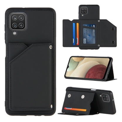Skin Feel PU + TPU + PC Back Cover Shockproof Case with Card Slots & Holder & Photo Frame, For OPPO A7 / A5s / A12, For Samsung Galaxy A12, For Samsung Galaxy A52 5G / 4G, For Samsung Galaxy A72 5G / 4G, For Samsung Galaxy S21 5G�����������������������...