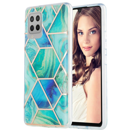 3D Electroplating Marble Pattern TPU Protective Case