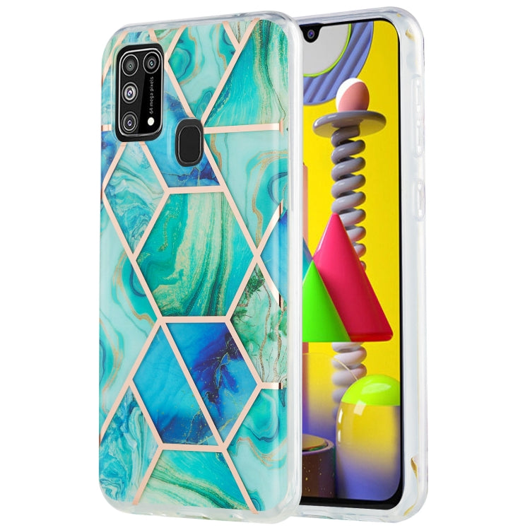 3D Electroplating Marble Pattern TPU Protective Case