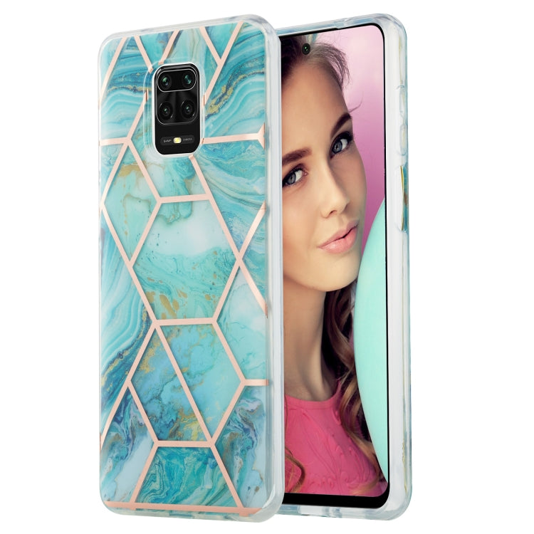 3D Electroplating Marble Pattern TPU Protective Case