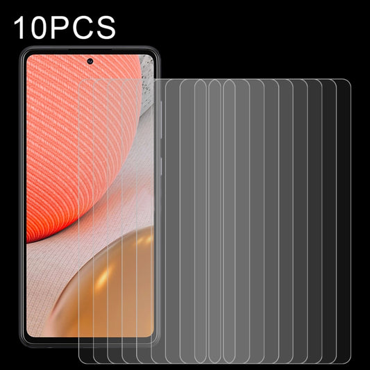 10 PCS 0.26mm 9H 2.5D Tempered Glass Film, For Samsung Galaxy A72 5G / 4G (10pcs), For Samsung Galaxy A52 5G (10pcs)