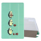 Coloured Drawing Pattern Horizontal Flip Leather Case with Three-folding Holder