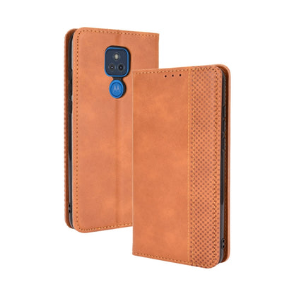 Magnetic Buckle Retro Crazy Horse Texture Horizontal Flip Leather Case with Holder & Card Slots & Photo Frame, For Motorola Moto G Play (2021), For Motorola Moto G Power (2021), For Motorola Moto G Stylus (2021)�����������������������������������������...