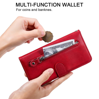 Fashion Calf Texture Zipper Horizontal Flip Leather Case with Stand & Card Slots & Wallet Function, For Huawei P smart 2021, For Huawei Y7a, For Honor 10X Lite, For Samsung Galaxy A52 5G, For Samsung Galaxy A72 5G