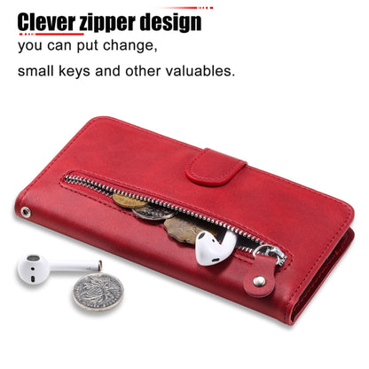 Fashion Calf Texture Zipper Horizontal Flip Leather Case with Stand & Card Slots & Wallet Function, For Huawei P smart 2021, For Huawei Y7a, For Honor 10X Lite, For Samsung Galaxy A52 5G, For Samsung Galaxy A72 5G