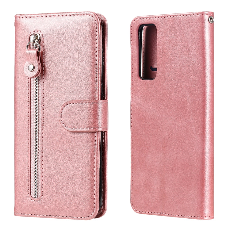 Fashion Calf Texture Zipper Horizontal Flip Leather Case with Stand & Card Slots & Wallet Function, For Huawei P smart 2021, For Huawei Y7a, For Honor 10X Lite, For Samsung Galaxy A52 5G, For Samsung Galaxy A72 5G