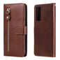 Fashion Calf Texture Zipper Horizontal Flip Leather Case with Stand & Card Slots & Wallet Function, For Huawei P smart 2021, For Huawei Y7a, For Honor 10X Lite, For Samsung Galaxy A52 5G, For Samsung Galaxy A72 5G