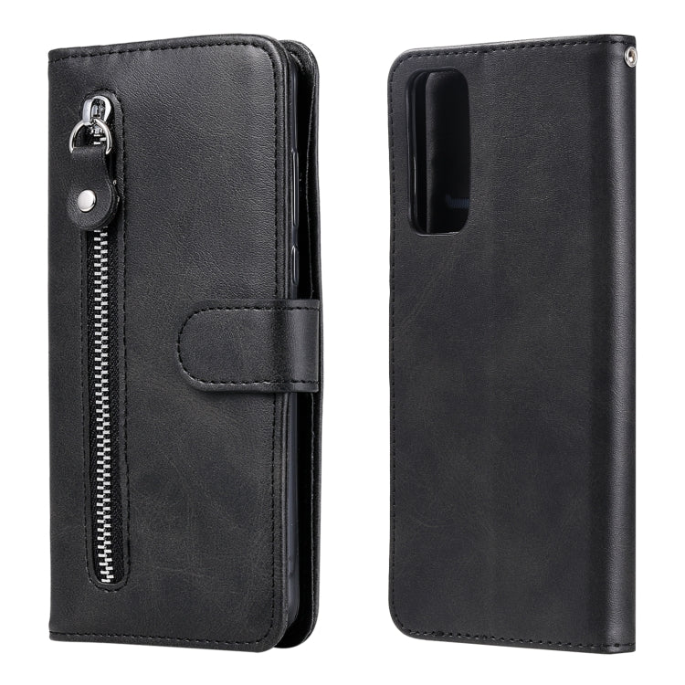 Fashion Calf Texture Zipper Horizontal Flip Leather Case with Stand & Card Slots & Wallet Function, For Huawei P smart 2021, For Huawei Y7a, For Honor 10X Lite, For Samsung Galaxy A52 5G, For Samsung Galaxy A72 5G