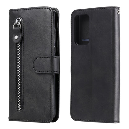 Fashion Calf Texture Zipper Horizontal Flip Leather Case with Stand & Card Slots & Wallet Function, For Huawei P smart 2021, For Huawei Y7a, For Honor 10X Lite, For Samsung Galaxy A52 5G, For Samsung Galaxy A72 5G