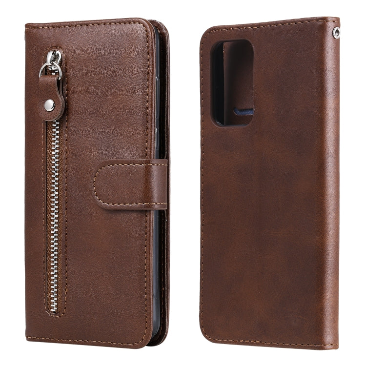 Fashion Calf Texture Zipper Horizontal Flip Leather Case with Stand & Card Slots & Wallet Function, For Huawei P smart 2021, For Huawei Y7a, For Honor 10X Lite, For Samsung Galaxy A52 5G, For Samsung Galaxy A72 5G