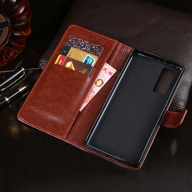 idewei Crazy Horse Texture Horizontal Flip Leather Case with Holder & Card Slots & Wallet, For vivo Y51 2020 (Indian), For vivo Y51A 2021, For ZTE Blade A7s 2020, For vivo Y20A