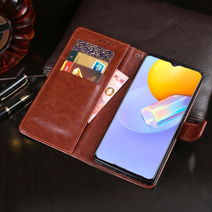 idewei Crazy Horse Texture Horizontal Flip Leather Case with Holder & Card Slots & Wallet, For vivo Y51 2020 (Indian), For vivo Y51A 2021, For ZTE Blade A7s 2020, For vivo Y20A