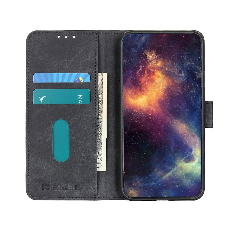 KHAZNEH Retro Texture PU + TPU Horizontal Flip Leather Case with Holder & Card Slots & Wallet, For Samsung Galaxy A32 4G