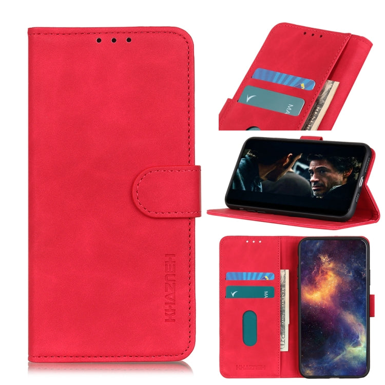 KHAZNEH Retro Texture PU + TPU Horizontal Flip Leather Case with Holder & Card Slots & Wallet, For Samsung Galaxy A32 4G