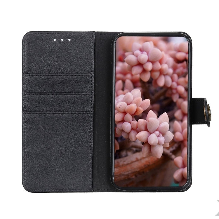 KHAZNEH Cowhide Texture Horizontal Flip Leather Case with Holder & Card Slots & Wallet, For Samsung Galaxy A32 4G
