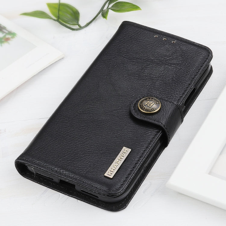 KHAZNEH Cowhide Texture Horizontal Flip Leather Case with Holder & Card Slots & Wallet, For Samsung Galaxy A32 4G