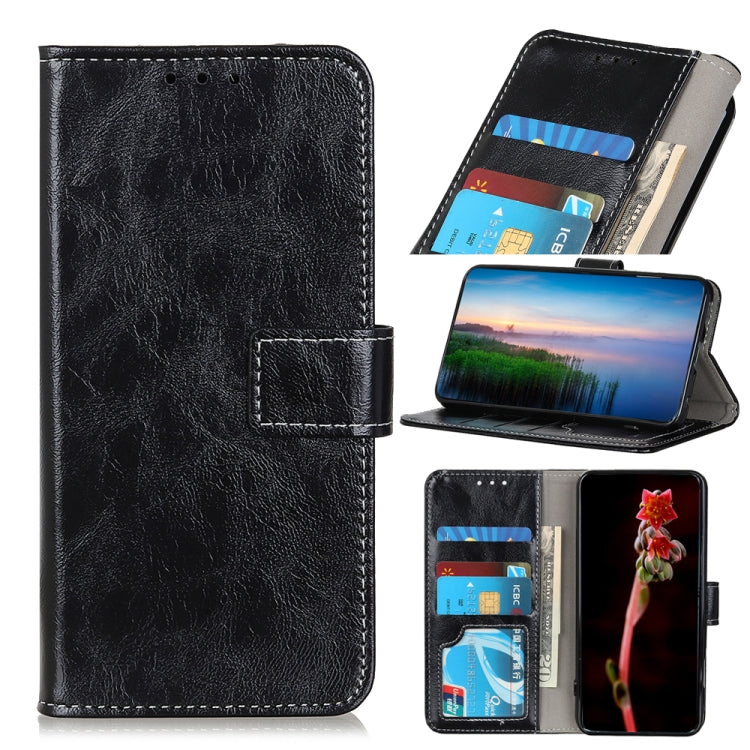 Retro Crazy Horse Texture Horizontal Flip Leather Case with Holder & Card Slots & Photo Frame & Wallet, For Samsung Galaxy A32 4G