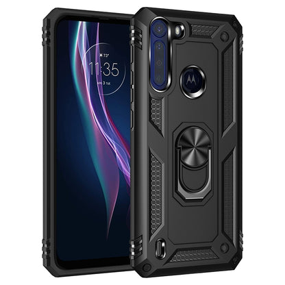 Shockproof TPU + PC Protective Case with 360 Degree Rotating Holder, For Samsung Galaxy A12 5G, For Samsung Galaxy A52 5G / 4G, For Samsung Galaxy A72 5G / 4G, For Motorola Moto One Fusion, For SamsungGalaxy A52 5G / 4G