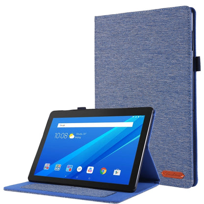 Horizontal Flip TPU + Fabric PU Leather Protective Case with Name Card Clip, For Lenovo Tab M10, For Lenovo Tab P11 Pro, For Lenovo Tab P11, For Galaxy Tab S8+ / Tab S8 Plus /  Tab S7 FE / Tab S7+ / T970�������������������������������������������������...