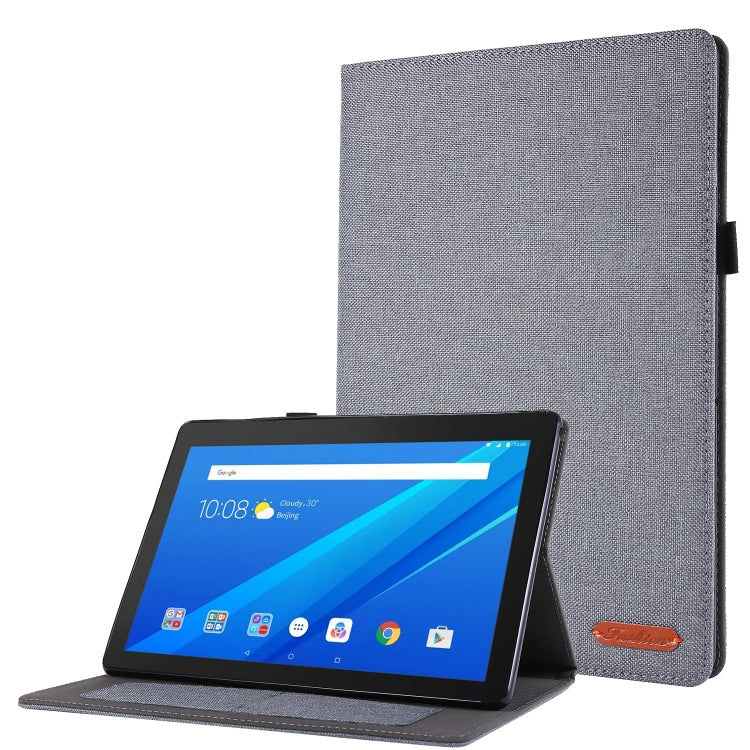Horizontal Flip TPU + Fabric PU Leather Protective Case with Name Card Clip, For Lenovo Tab M10, For Lenovo Tab P11 Pro, For Lenovo Tab P11, For Galaxy Tab S8+ / Tab S8 Plus /  Tab S7 FE / Tab S7+ / T970�������������������������������������������������...