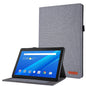 Horizontal Flip TPU + Fabric PU Leather Protective Case with Name Card Clip, For Lenovo Tab M10, For Lenovo Tab P11 Pro, For Lenovo Tab P11, For Galaxy Tab S8+ / Tab S8 Plus /  Tab S7 FE / Tab S7+ / T970�������������������������������������������������...
