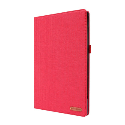 Horizontal Flip TPU + Fabric PU Leather Protective Case with Name Card Clip, For Lenovo Tab M10, For Lenovo Tab P11 Pro, For Lenovo Tab P11, For Galaxy Tab S8+ / Tab S8 Plus /  Tab S7 FE / Tab S7+ / T970�������������������������������������������������...