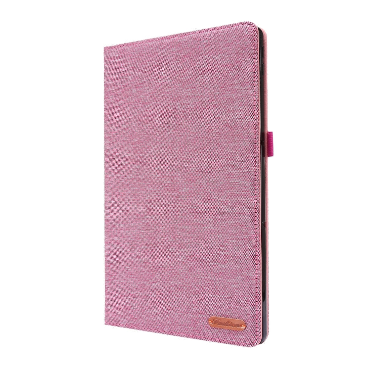Horizontal Flip TPU + Fabric PU Leather Protective Case with Name Card Clip, For Lenovo Tab M10, For Lenovo Tab P11 Pro, For Lenovo Tab P11, For Galaxy Tab S8+ / Tab S8 Plus /  Tab S7 FE / Tab S7+ / T970�������������������������������������������������...