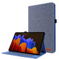 Horizontal Flip TPU + Fabric PU Leather Protective Case with Name Card Clip, For Lenovo Tab M10, For Lenovo Tab P11 Pro, For Lenovo Tab P11, For Galaxy Tab S8+ / Tab S8 Plus /  Tab S7 FE / Tab S7+ / T970�������������������������������������������������...