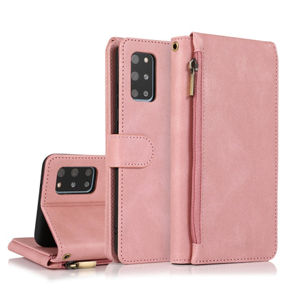 Skin-feel Crazy Horse Texture Zipper Wallet Bag Horizontal Flip Leather Case with Holder & Card Slots & Wallet & Lanyard, For Samsung Galaxy S20, For Samsung Galaxy S20+, For Samsung Galaxy S20 Ultra, For Samsung Galaxy S20 FE 5G�����������������������...