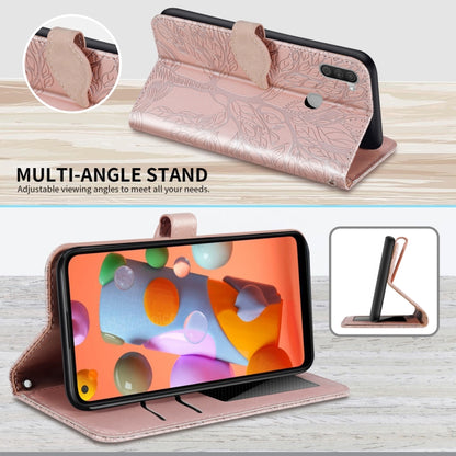 Life of Tree Embossing Pattern Horizontal Flip Leather Case with Holder & Card Slot & Wallet & Photo Frame & Lanyard