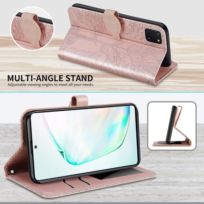 Life of Tree Embossing Pattern Horizontal Flip Leather Case with Holder & Card Slot & Wallet & Photo Frame & Lanyard