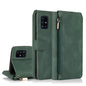 Skin-feel Crazy Horse Texture Zipper Wallet Bag Horizontal Flip Leather Case with Holder & Card Slots & Wallet & Lanyard, For Samsung Galaxy A51, For Samsung Galaxy A51 5G, For Samsung Galaxy A52 5G, For Samsung Galaxy A70, For Samsung Galaxy A71������...