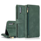 Skin-feel Crazy Horse Texture Zipper Wallet Bag Horizontal Flip Leather Case with Holder & Card Slots & Wallet & Lanyard, For Samsung Galaxy A51, For Samsung Galaxy A51 5G, For Samsung Galaxy A52 5G, For Samsung Galaxy A70, For Samsung Galaxy A71������...