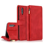 Skin-feel Crazy Horse Texture Zipper Wallet Bag Horizontal Flip Leather Case with Holder & Card Slots & Wallet & Lanyard, For Samsung Galaxy A51, For Samsung Galaxy A51 5G, For Samsung Galaxy A52 5G, For Samsung Galaxy A70, For Samsung Galaxy A71������...