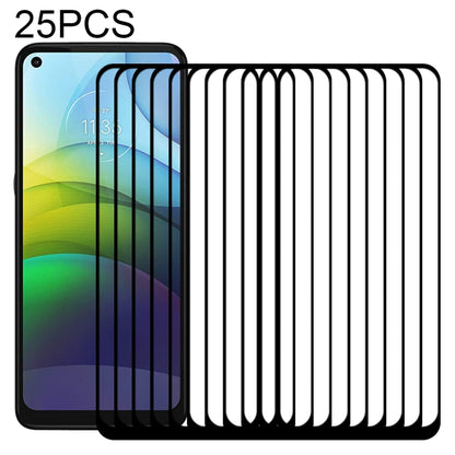 25 PCS Full Glue Full Screen Tempered Glass Film