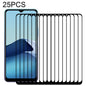 25 PCS Full Glue Full Screen Tempered Glass Film