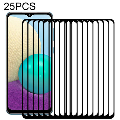 25 PCS Full Glue Full Screen Tempered Glass Film