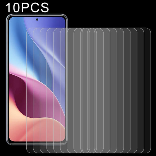 10 PCS 0.26mm 9H Surface Hardness 2.5D Explosion-proof Tempered Glass Non-full Screen Film