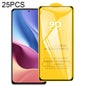 25 PCS 9D Full Glue Full Screen Tempered Glass Film