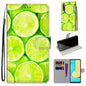 Coloured Drawing Cross Texture Horizontal Flip PU Leather Case with Holder & Card Slots & Wallet & Lanyard