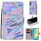 Coloured Drawing Cross Texture Horizontal Flip PU Leather Case with Holder & Card Slots & Wallet & Lanyard