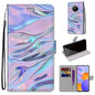 Coloured Drawing Cross Texture Horizontal Flip PU Leather Case with Holder & Card Slots & Wallet & Lanyard