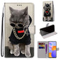 Coloured Drawing Cross Texture Horizontal Flip PU Leather Case with Holder & Card Slots & Wallet & Lanyard