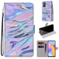 Coloured Drawing Cross Texture Horizontal Flip PU Leather Case with Holder & Card Slots & Wallet & Lanyard