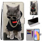 Coloured Drawing Cross Texture Horizontal Flip PU Leather Case with Holder & Card Slots & Wallet & Lanyard